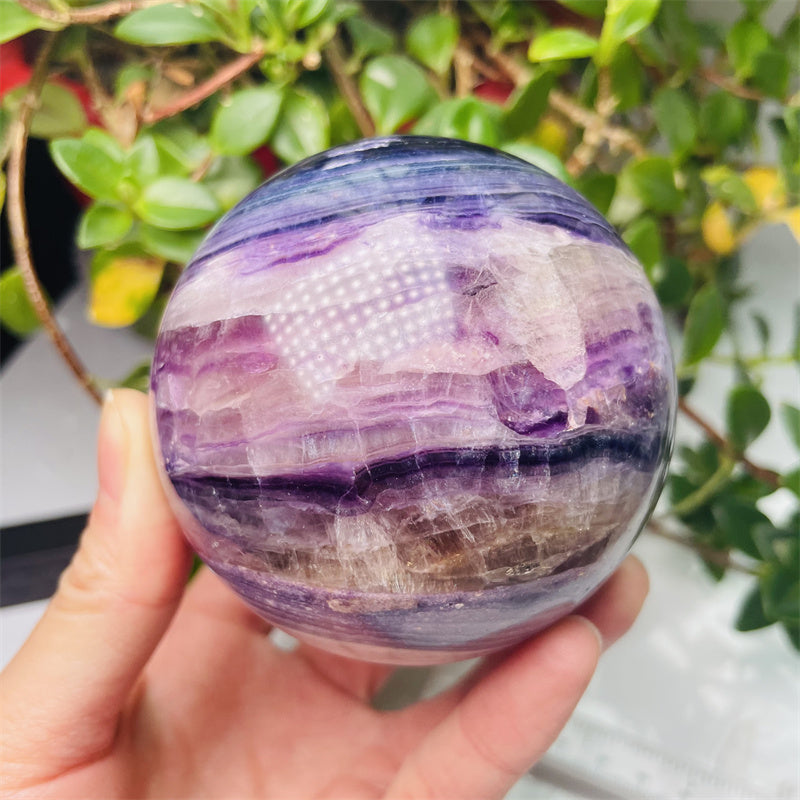 Silk Fluorite Spheres