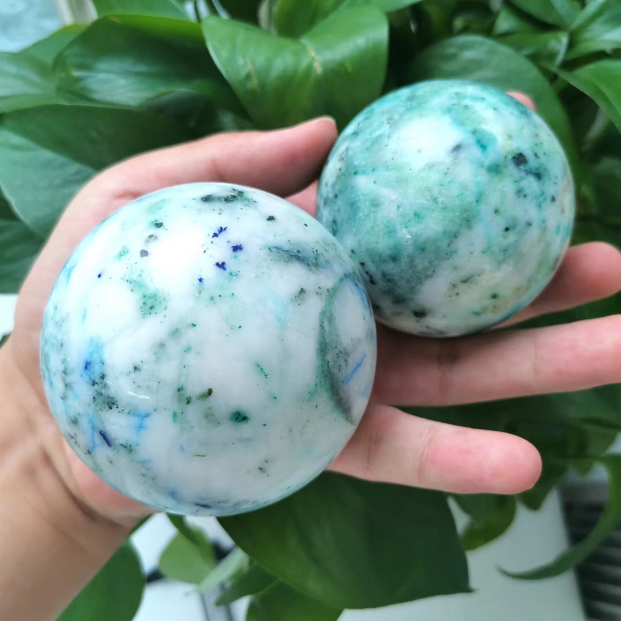 Chrysocolla Spheres