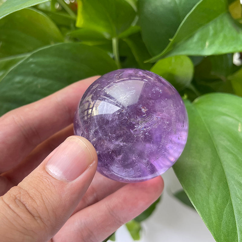 High Transpanrency Amethyst Spheres