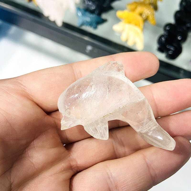 Crystal Gemstone Dolphin 2 Inch /2.5 Inch
