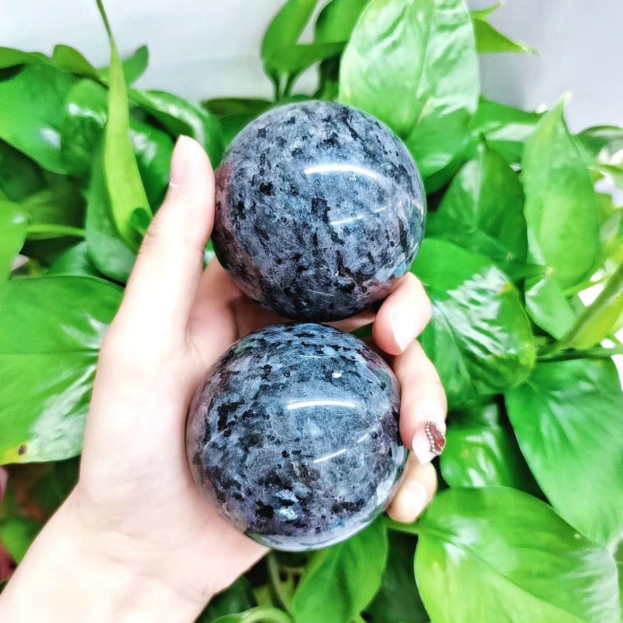 Larvikite Spheres