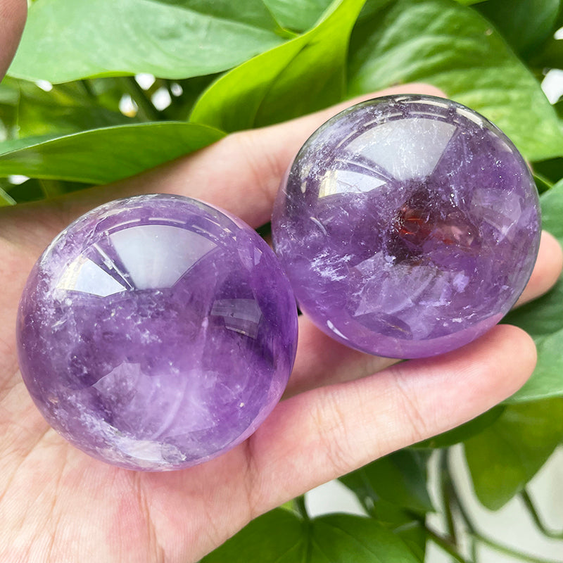 High Transpanrency Amethyst Spheres