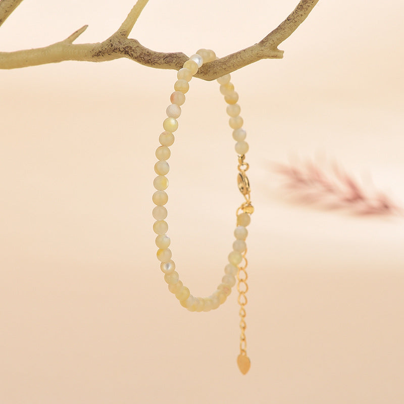 Natural Shell Stone Facet Bracelets