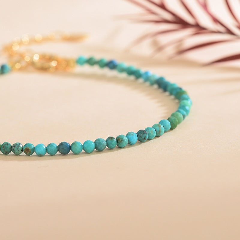 Chrysocolla Phoenix Stone Facet Bracelets