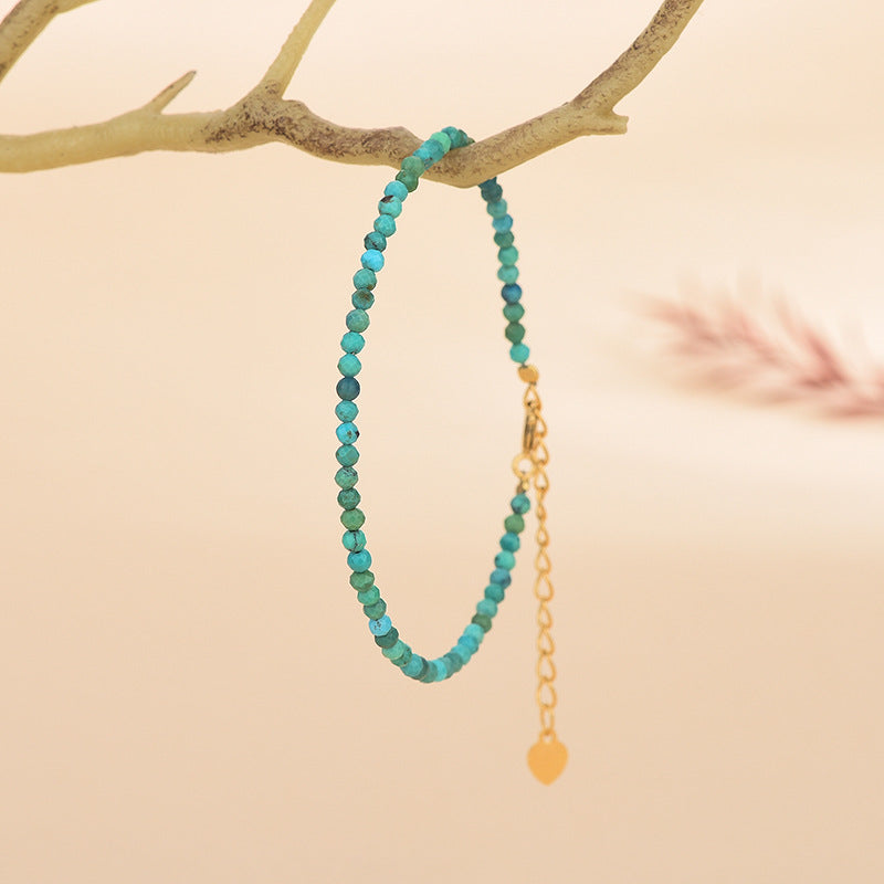 Chrysocolla Phoenix Stone Facet Bracelets