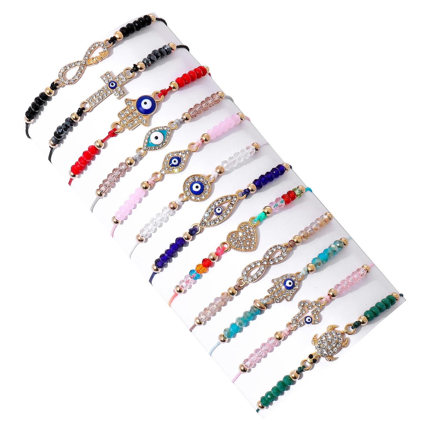 Evil Eye 4 Styles of Bead Jewelry Bracelets