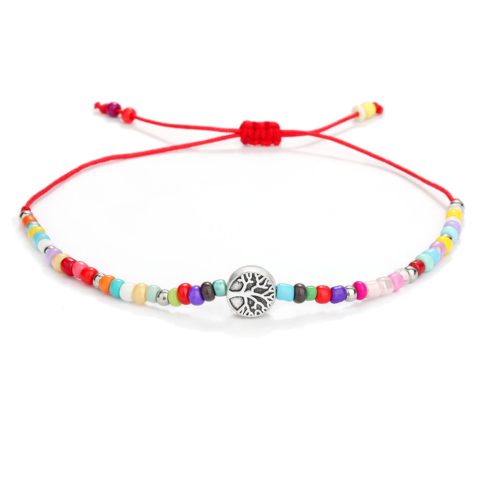 Evil Eye Life Tree Elephant Turtle Bead Bracelets