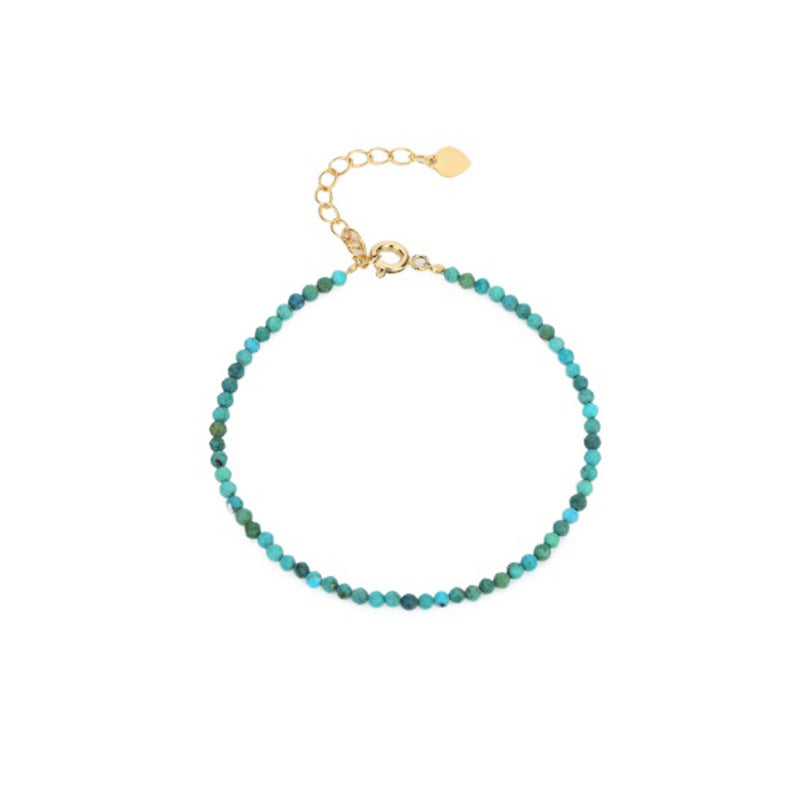 Chrysocolla Phoenix Stone Facet Bracelets