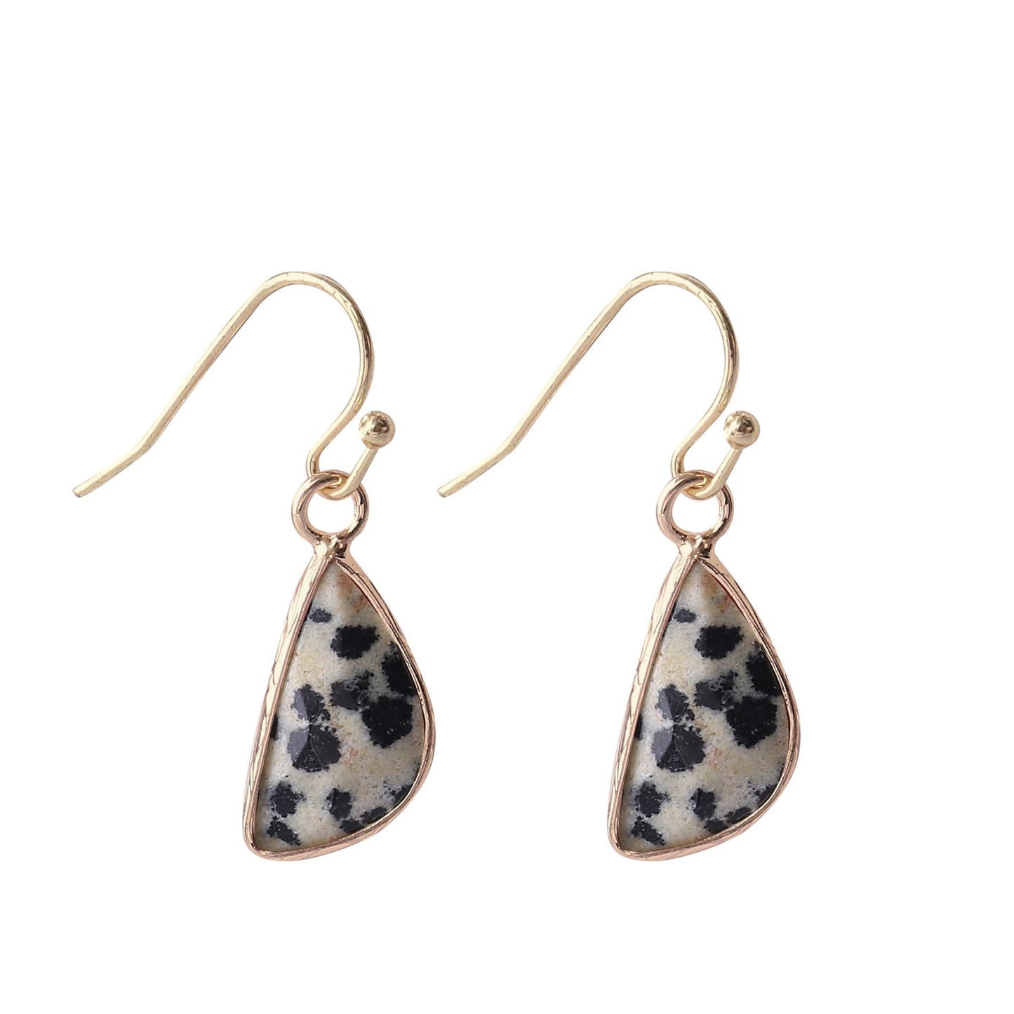 Natural Crystal Drop Earrings