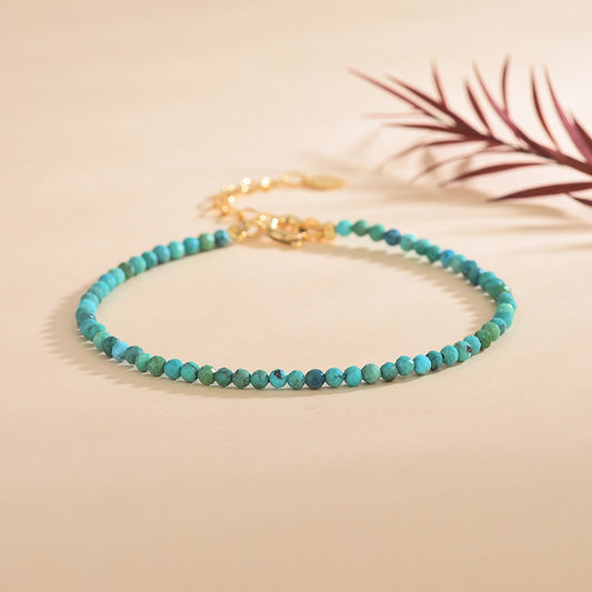 Chrysocolla Phoenix Stone Facet Bracelets