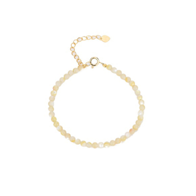 Natural Shell Stone Facet Bracelets