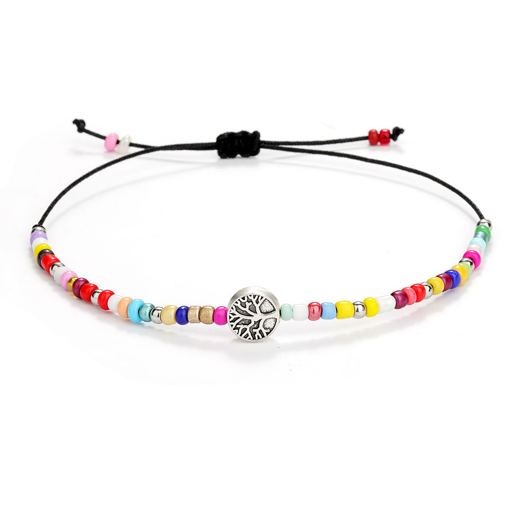 Evil Eye Life Tree Elephant Turtle Bead Bracelets