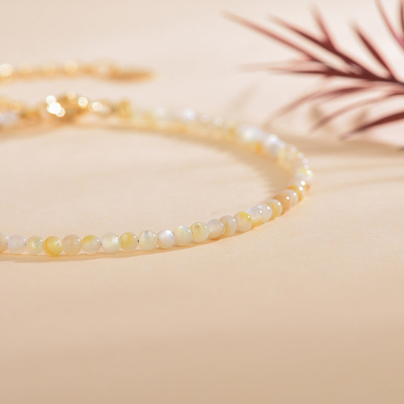 Natural Shell Stone Facet Bracelets