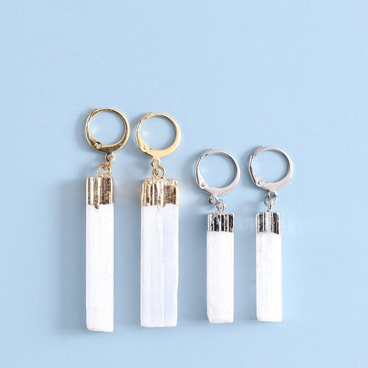 Selenite Wand Pendulum Pendants