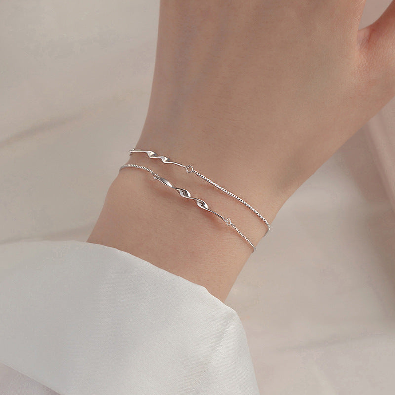 Mobius Double Layer S925 Bracelets