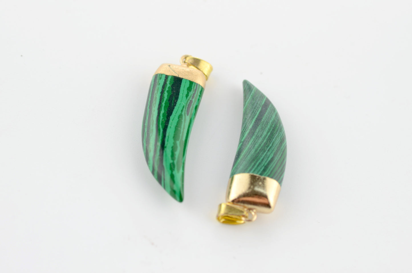 Horn Shape Crystal Pendants for Necklace