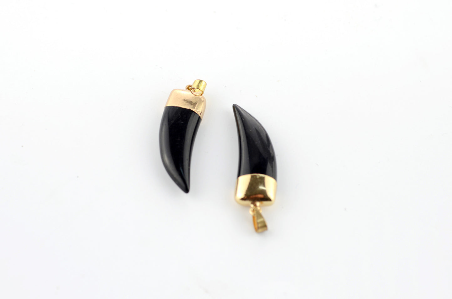 Horn Shape Crystal Pendants for Necklace