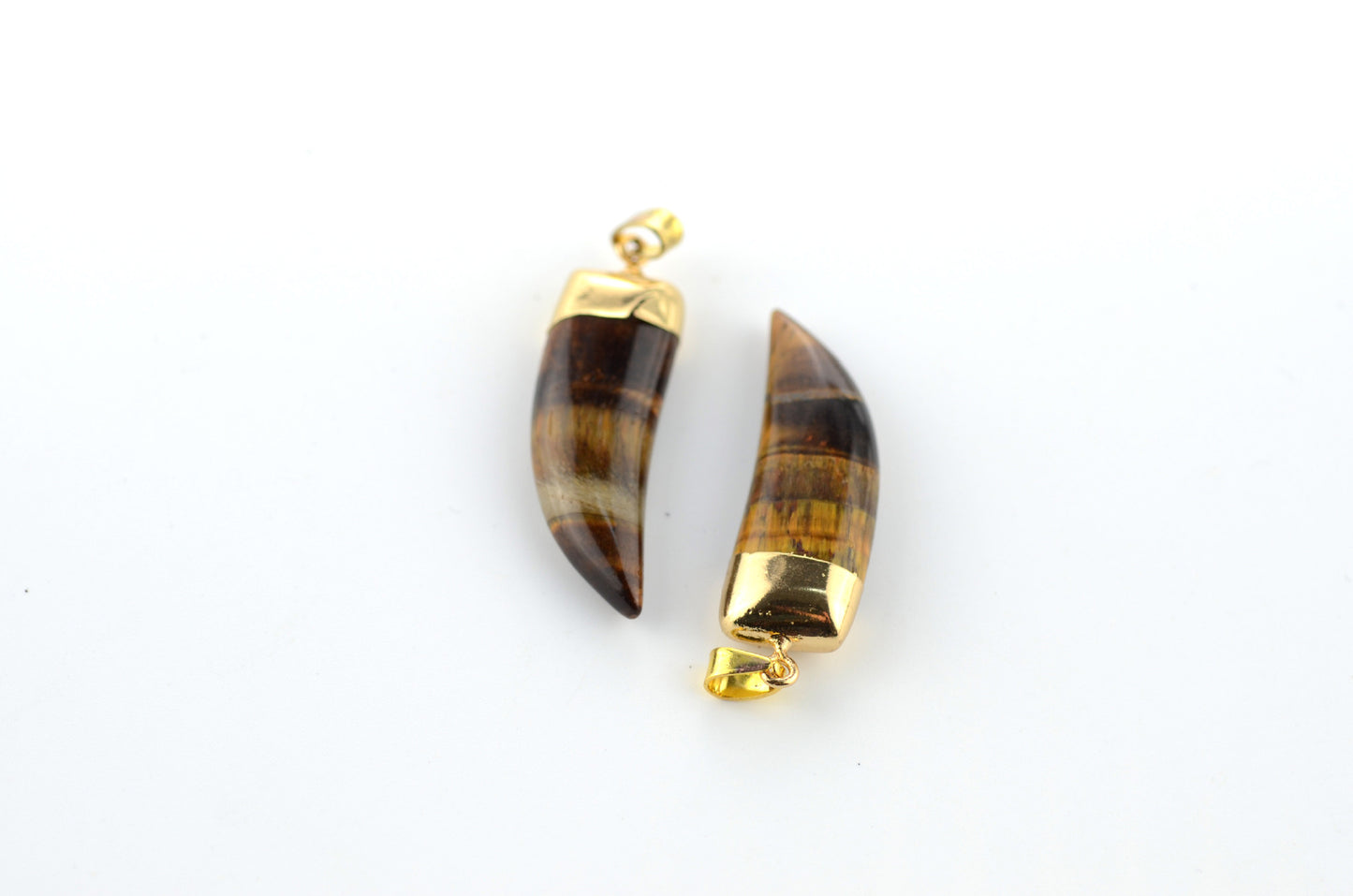 Horn Shape Crystal Pendants for Necklace