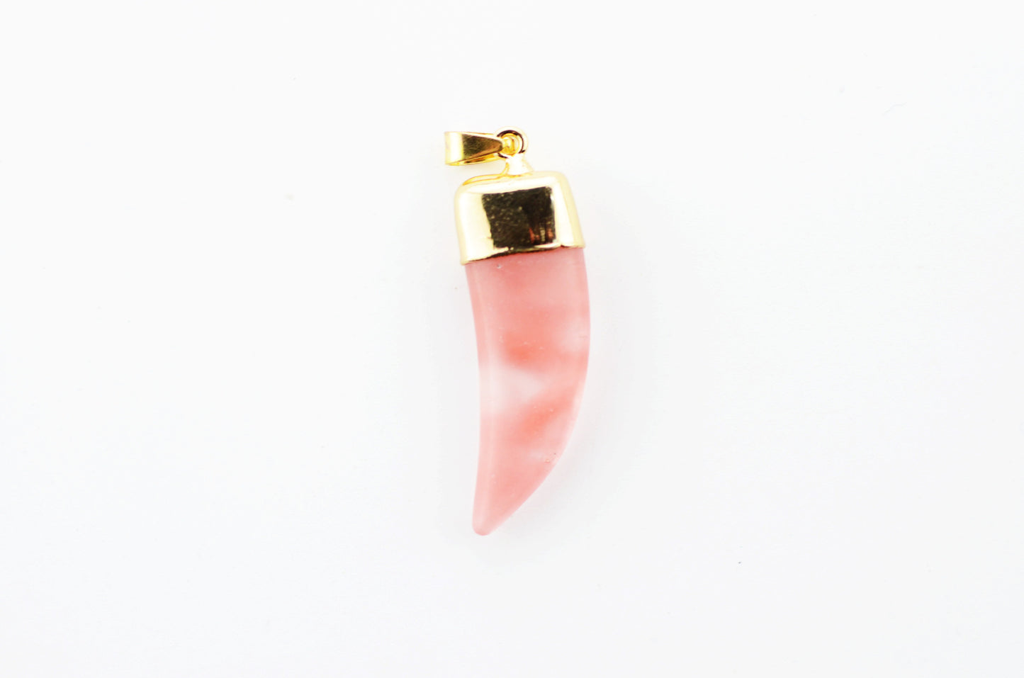 Horn Shape Crystal Pendants for Necklace