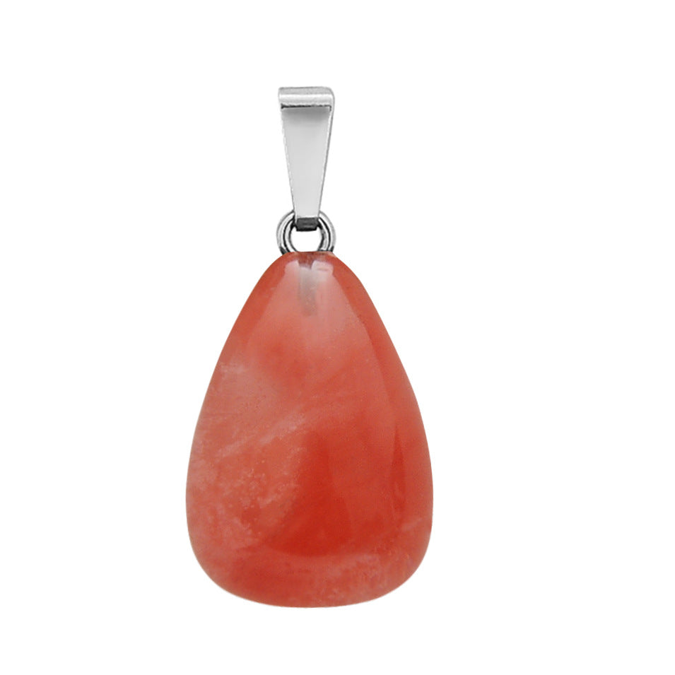 Crystal Egg Drop Pendants for Necklace