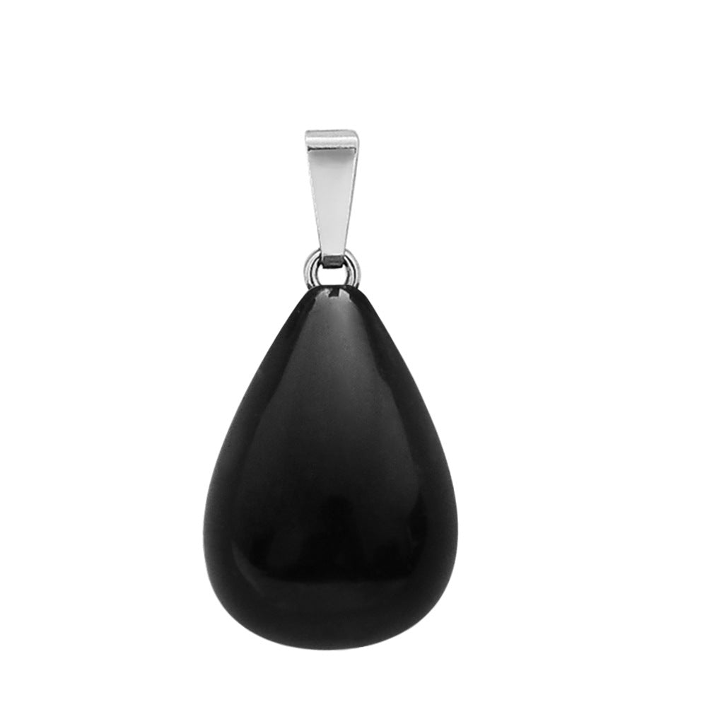 Crystal Egg Drop Pendants for Necklace