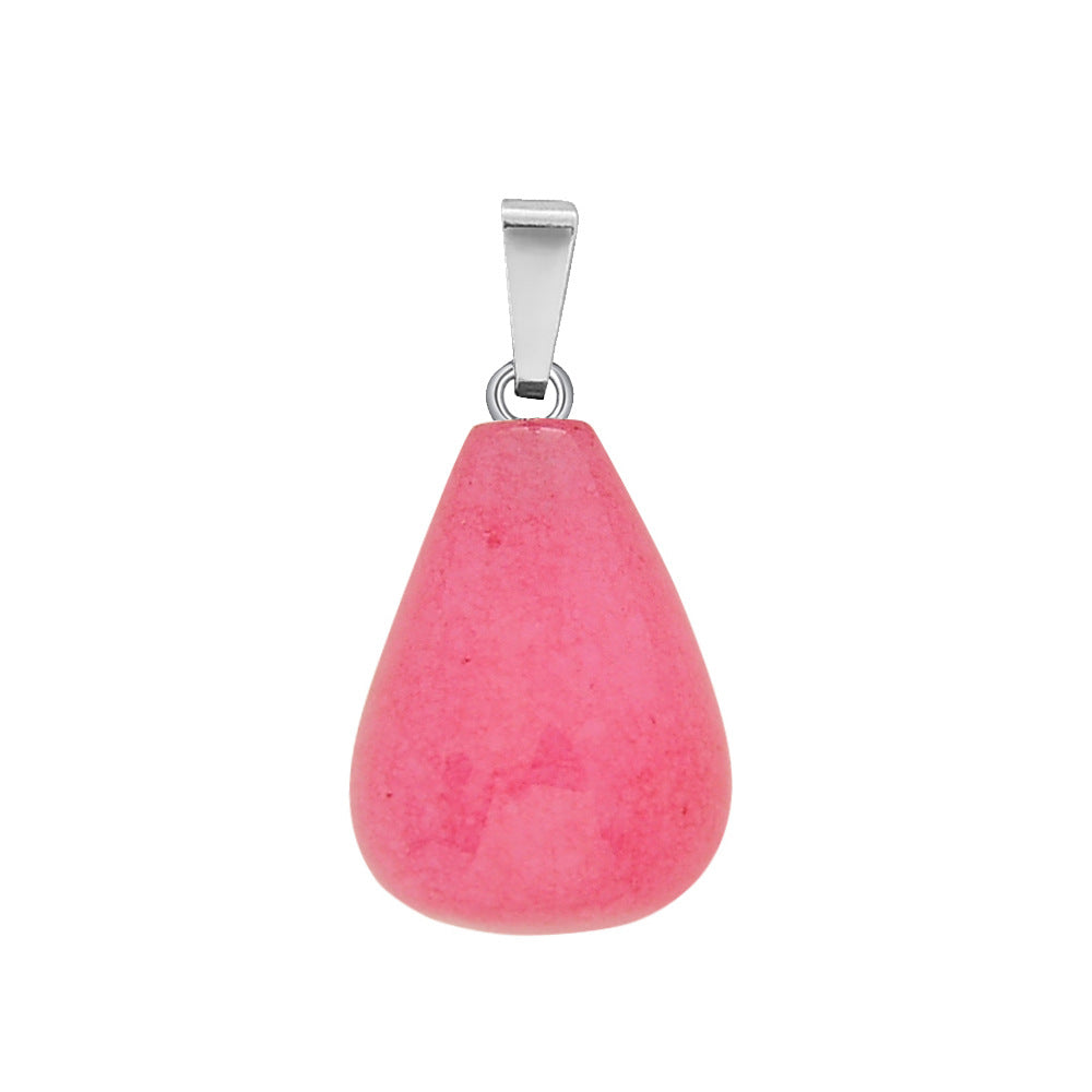 Crystal Egg Drop Pendants for Necklace
