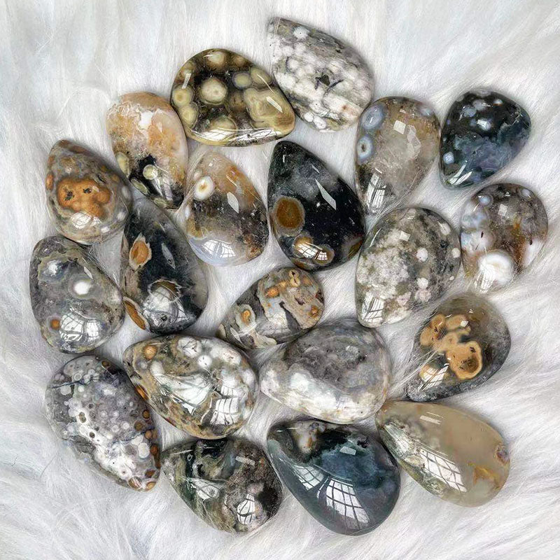 Ocean Jasper Drop Pendants