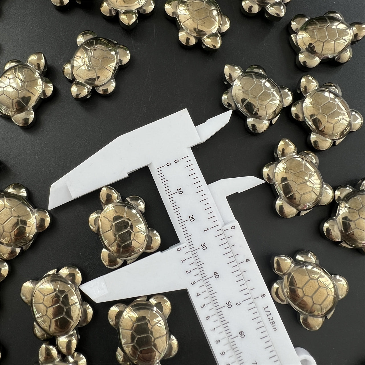 Pyrite Turtle Carvings