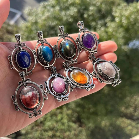 Planet Crystal Pendants