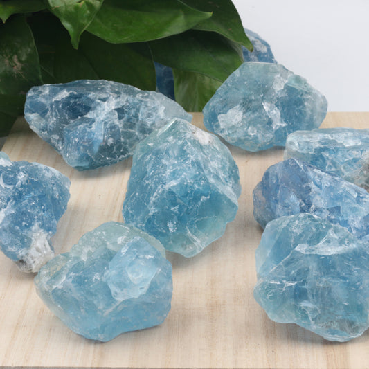 Blue Fluorite Raw Stones
