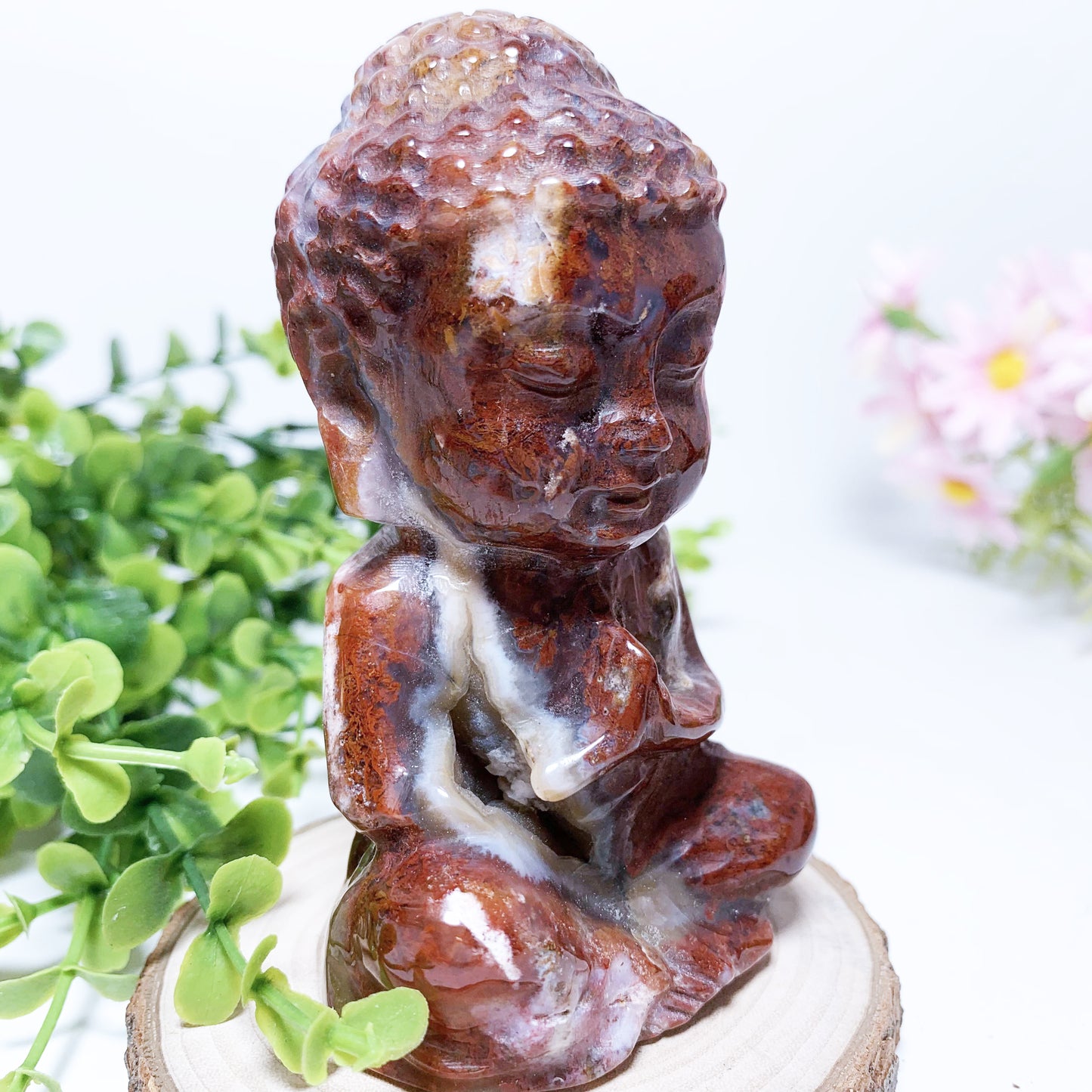 Ocean Jasper Buddha Carvings