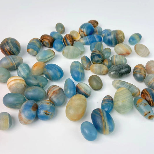 Blue Onyx Tumble Stones