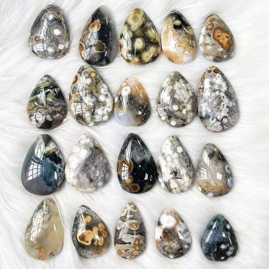 Ocean Jasper Drop Pendants
