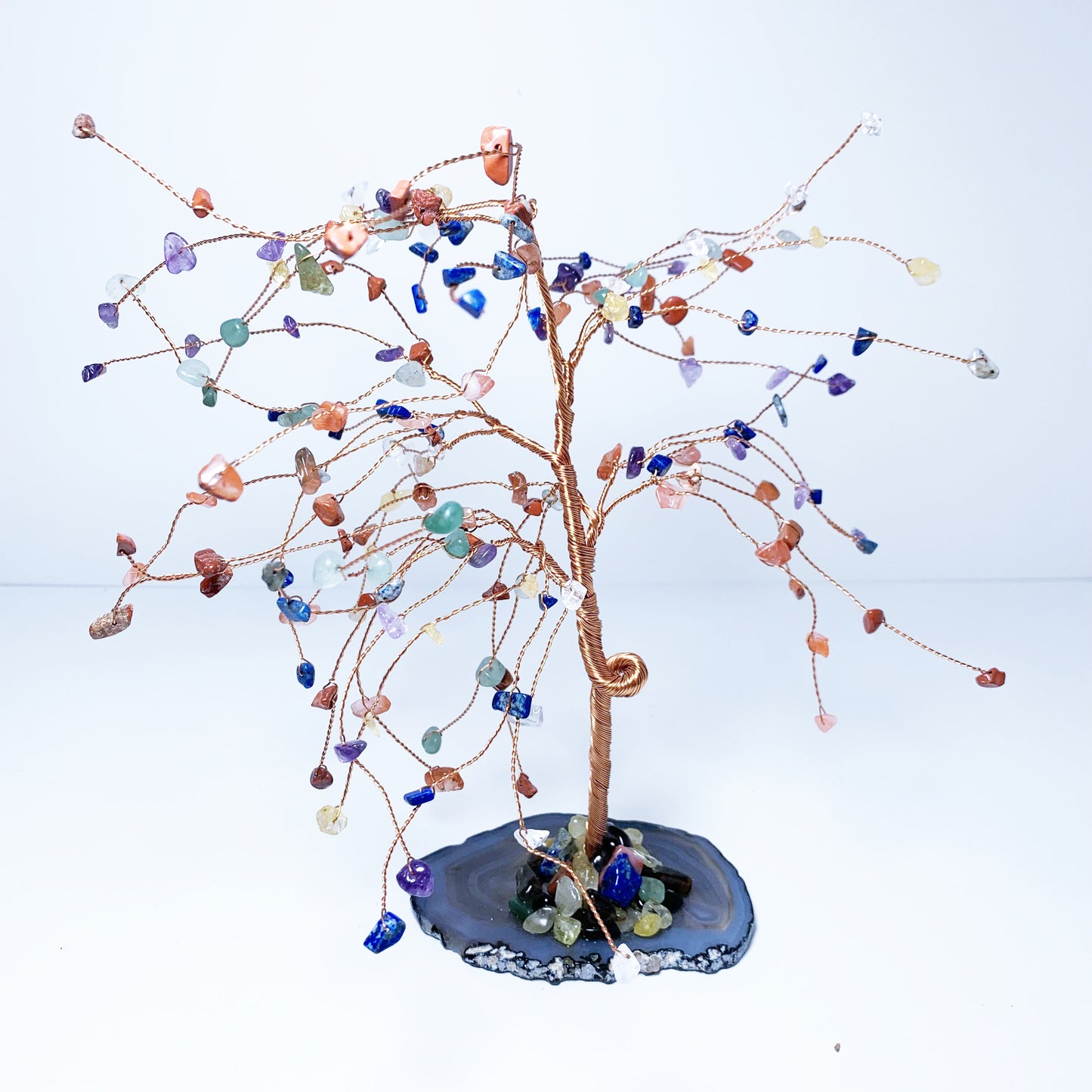 Agate Slice Gem Trees