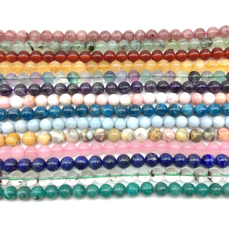 Multi Materials/Sizes of Crystal Bead Strands