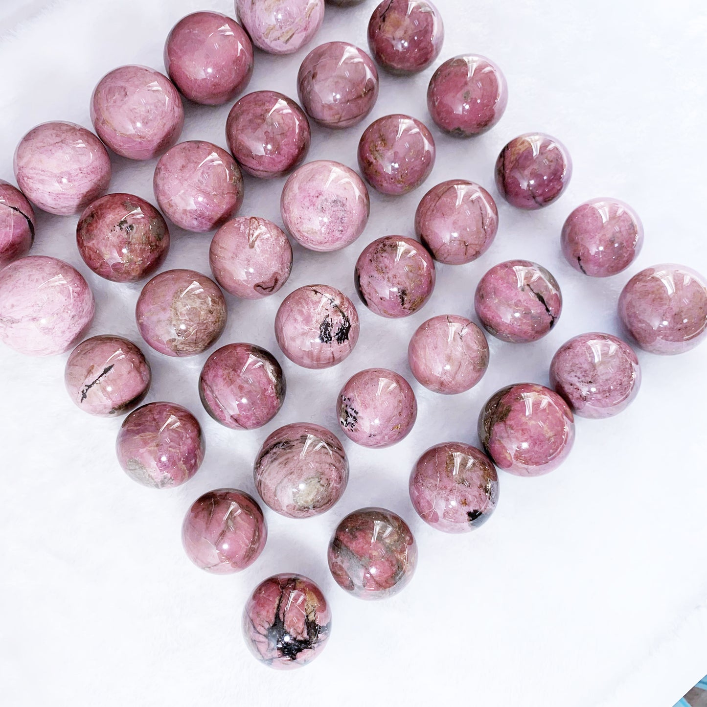 Rhodonite Spheres