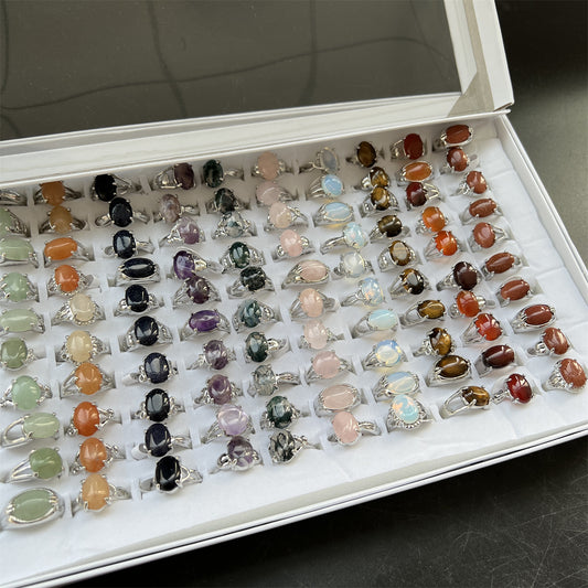 Semi-Precious Crystal Ring Box