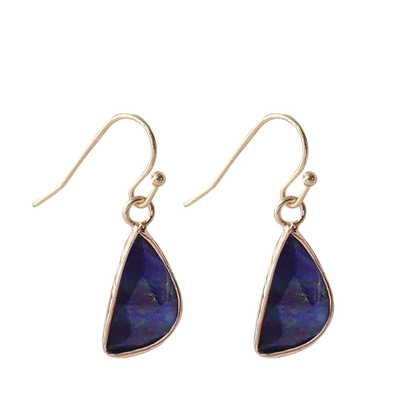 Natural Crystal Drop Earrings