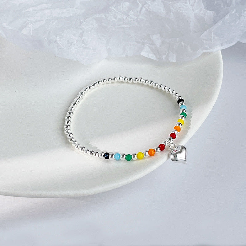 Seven Chakra Smile Rainbow Color Positive Mood Bracelets