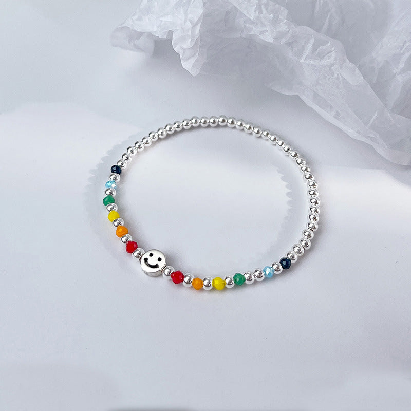 Seven Chakra Smile Rainbow Color Positive Mood Bracelets
