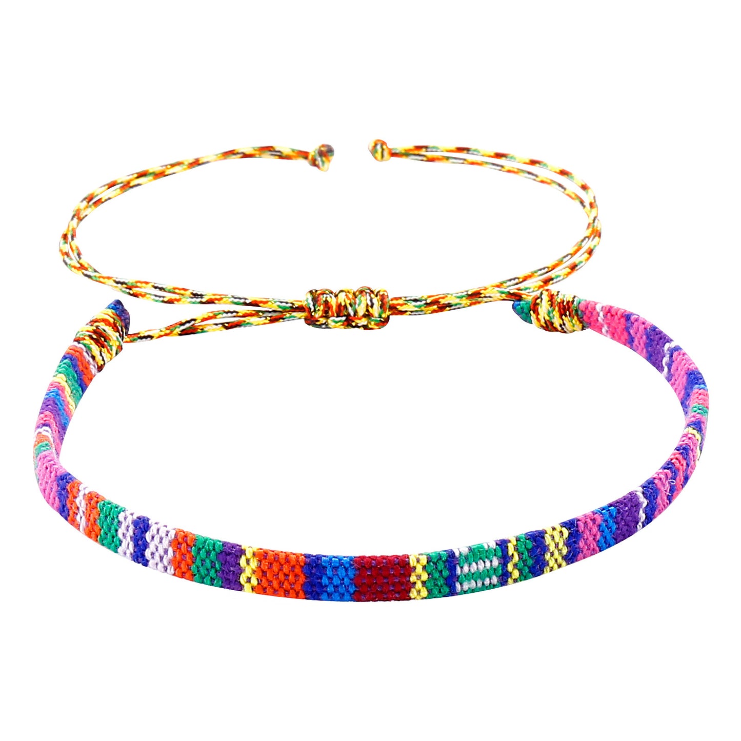 Bohemian Beach Hand-Woven Peruvian Knot Bracelets