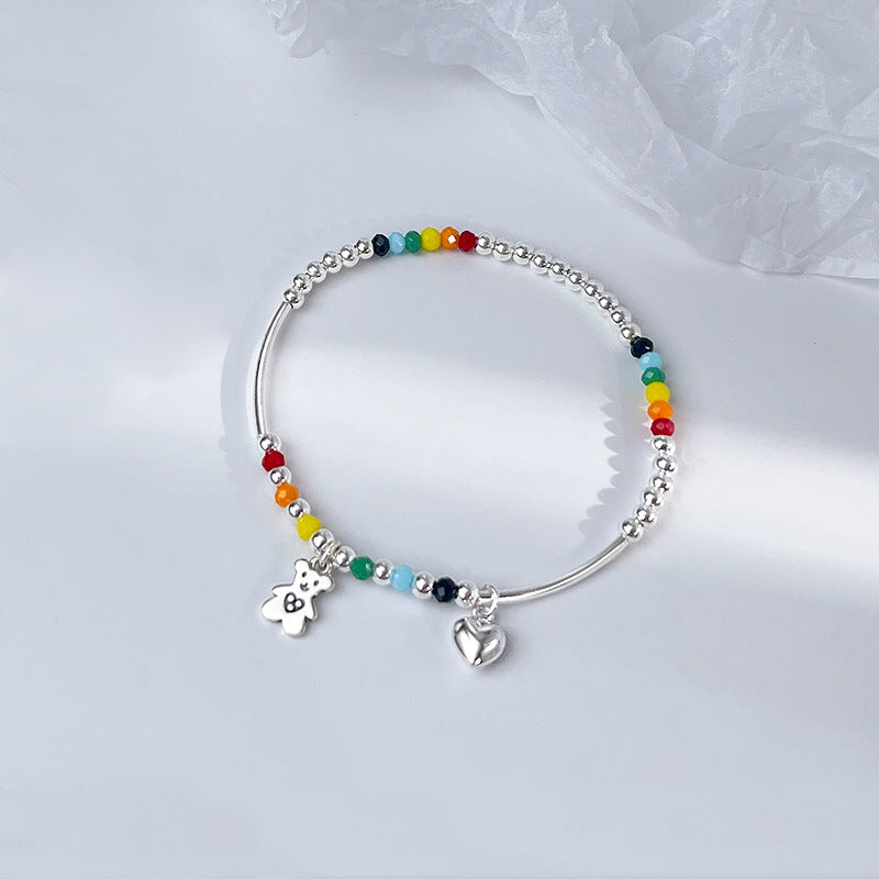 Seven Chakra Smile Rainbow Color Positive Mood Bracelets
