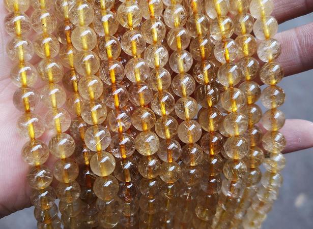 Multi Materials/Sizes of Crystal Bead Strands