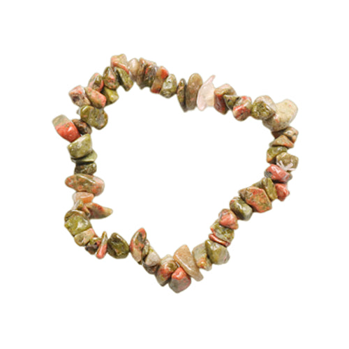 Unakite Chip Bracelets