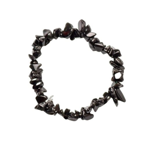 Black Obsidian Chip Bracelets