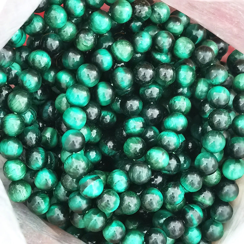 Green Tiger Eye Stone Bead Bracelets