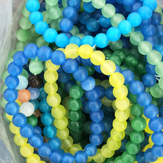 Cat Eye Stone Bead Bracelets