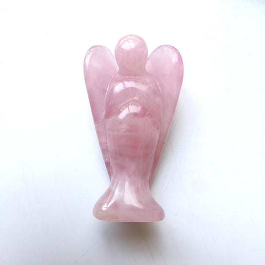 Rose Quartz Angel 3 Inch