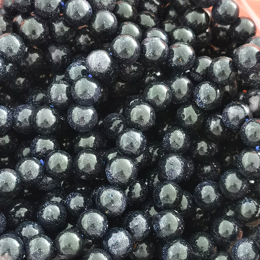 Blue Sandstone Bead Bracelets