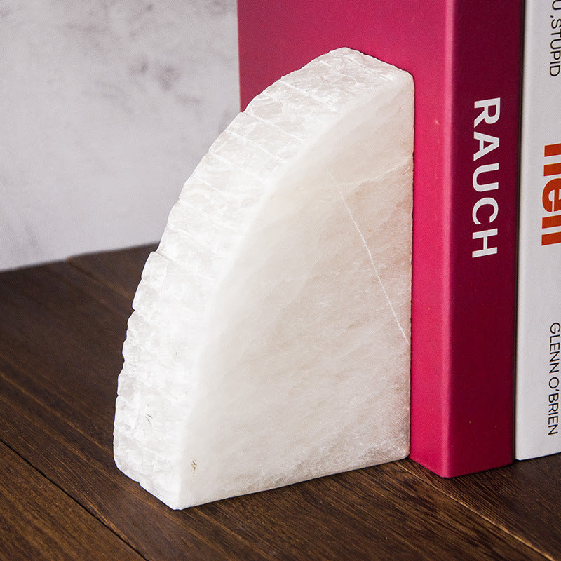 Selenite Rough Polished Bookend Ornaments